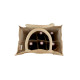 Sac Jute 6 Bouteilles Personnalisable – Cabas Publicitaire avec Anses Coton et Double Marquage 20x20 cm – BCM Goodies