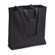 Cabas coton personnalisable Paris 330 noir – Sac publicitaire B2B 20L avec anses longues