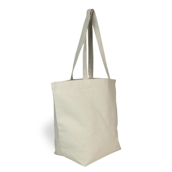 Cabas coton personnalisable NOUMEA 370 écru – Sac publicitaire pour événements et communication d’entreprise