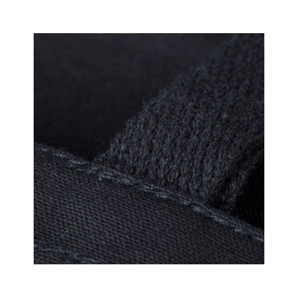 Cabas coton personnalisable PRYSM 370 Noir – Sac à soufflet B2B pour communication d’entreprise