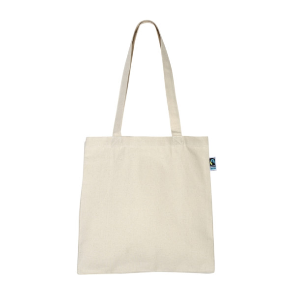 Cabas personnalisable coton épais 350g FAIRTRADE – Impression quadri ou sérigraphie – BCM Goodies