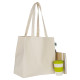 Cabas personnalisable coton épais 350g FAIRTRADE – Impression quadri ou sérigraphie – BCM Goodies