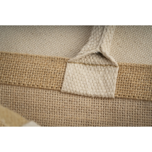 Cabas jute personnalisé JOG 45x35 cm – Sac publicitaire avec marquage pour communication d’entreprise