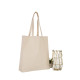 Cabas coton personnalisable PARIS 155 écru avec soufflet – Sac publicitaire B2B pour communication d’entreprise – BCM Goodies