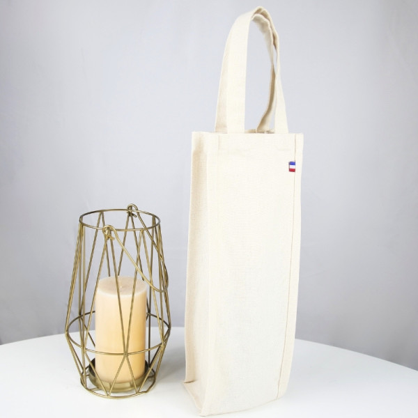 Sac porte bouteille personnalisé Gabin 250 BIO – Fabrication française certifiée pour entreprises – BCM Goodies
