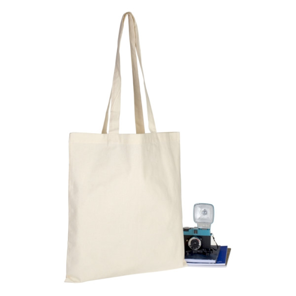 Sac coton 220g personnalisable – Made in Europe, anses longues, impression sérigraphie ou numérique