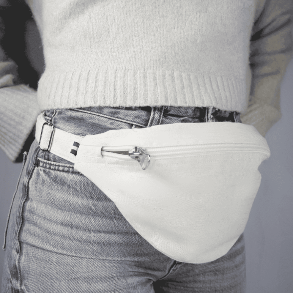Sac banane personnalisable en coton bio made in France – Objet publicitaire écoresponsable pour entreprises