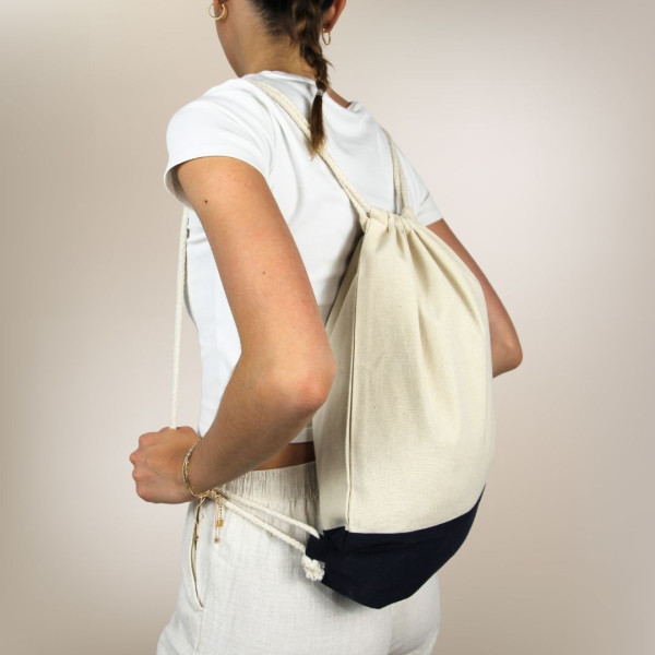Sac ŕ dos coton EASY Bicolore 230
