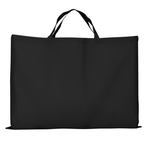 Sac coton personnalisable MAXI Couleur 140g – Tote bag publicitaire à anses courtes 70x50 cm blanc ou noir