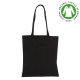 Sac coton BIO BENGAL 155 Noir personnalisé – Tote bag écologique pour communication d’entreprise | BCM Goodies