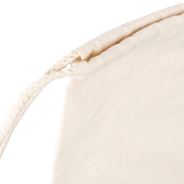 Sac à dos coton personnalisable EASY 155 écru – Marquage quadri ou sérigraphie pour communication B2B