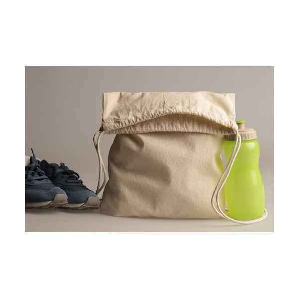 Sac à dos coton personnalisable EASY 155 écru – Marquage quadri ou sérigraphie pour communication B2B