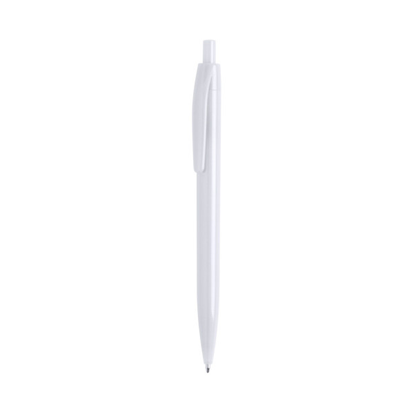 Stylo à bille BUDGET personnalisable – Stylo publicitaire bleu avec marquage logo pour entreprises – BCM Goodies