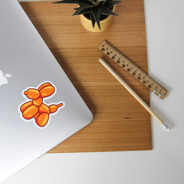 Sticker transparent personnalisable pour communication visuelle B2B – Impression Made in France | BCM Goodies
