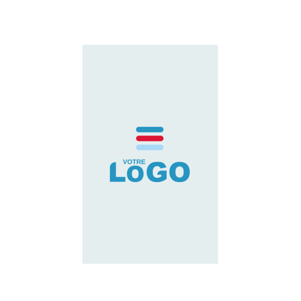 Sticker de sol personnalisable rectangle blanc – Communication visuelle professionnelle – BCM Goodies