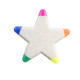 Surligneur ETOILE personnalisé 5 couleurs – Goodie d’entreprise avec marquage Quadri UV