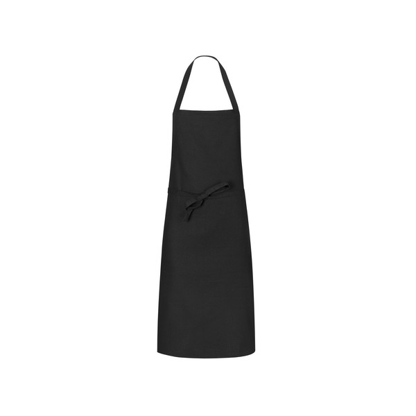 Tablier coton noir personnalisable 230gr – Objet publicitaire B2B pour communication d’entreprise