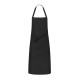 Tablier coton noir personnalisable 230gr – Objet publicitaire B2B pour communication d’entreprise