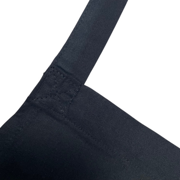 Tablier coton personnalisable LUBERON 155 Noir – Marquage logo pour communication B2B