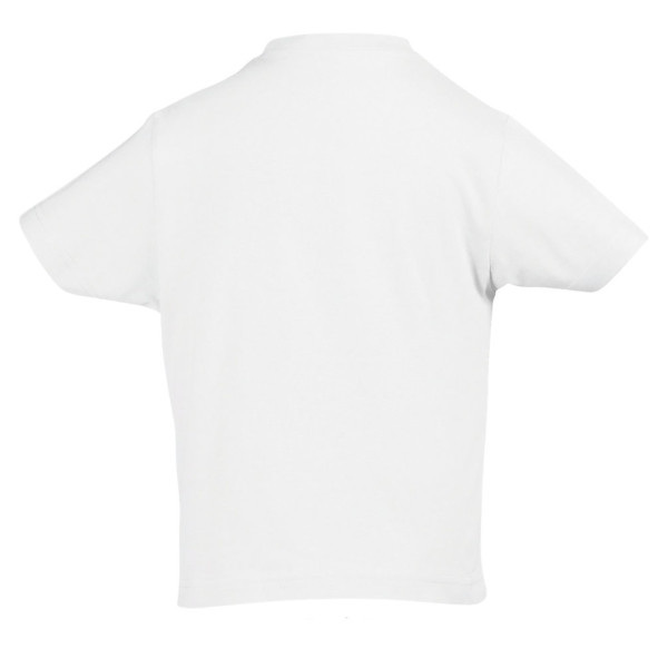 T-shirt Enfant Blanc personnalisable REGENT KIDS – Support textile pour communication événementielle et promotionnelle