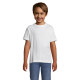 T-shirt Enfant Blanc personnalisable REGENT KIDS – Support textile pour communication événementielle et promotionnelle