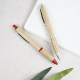 Stylo à bille Nash en bambou personnalisable – Objet publicitaire écologique pour entreprises