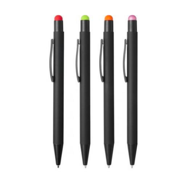 Stylo à bille BICOLORE personnalisé avec gravure laser – Goodies d’entreprise pour communication et événements professionnels