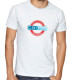 Tee-shirt publicitaire personnalisé blanc en coton avec logo – Support de communication événementiel