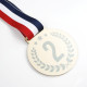 Médaille personnalisée en bois Origine France Garantie avec ruban tricolore – Personnalisation sur mesure
