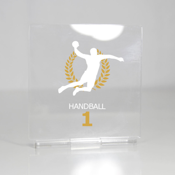 Trophée carré en plexiglas Origine France Garantie personnalisé – Fabrication française – BCM Goodies