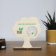 Trophée bois ARBRE 10cm fabriqué en France personnalisé pour entreprises et événements – BCM Goodies