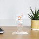 Trophée en plexiglas personnalisé Origine France Garantie – Coupe acrylique 12x8 cm pour entreprises et associations