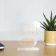 Trophée plexiglas BLASON personnalisable – Fabrication française, récompense professionnelle – BCM Goodies