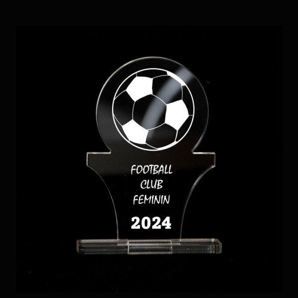 Trophée en plexiglas personnalisé fabrication française – Récompense événementielle BCM Goodies