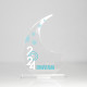 Trophée en plexiglas personnalisable Origine France Garantie – VIRGULE – Fabrication parisienne pour événements et récompenses p