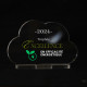Trophée en plexiglas NUAGE personnalisable – Fabrication française certifiée pour événements professionnels