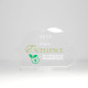 Trophée en plexiglas NUAGE personnalisable – Fabrication française certifiée pour événements professionnels