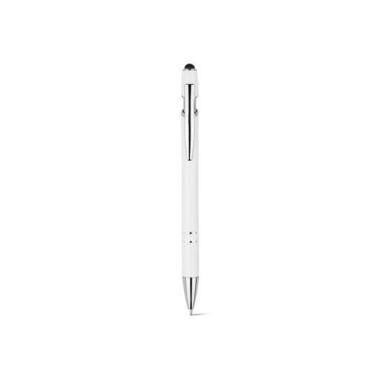 Stylo à bille NEIL en aluminium recyclé à 100% avec pointe tactile - BCM Goodies