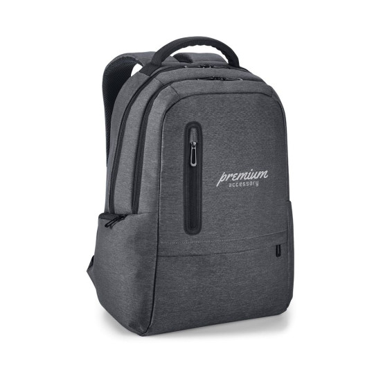 Sac à dos pour ordinateur portable 17 BOSTON en Nylon 2Tone imperméable - Accessoire professionnel personnalisable