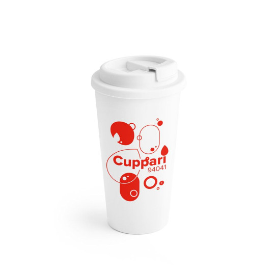 Tasse de voyage personnalisable en PP CUPPARI - Accessoire idéal pour vos événements d'entreprise