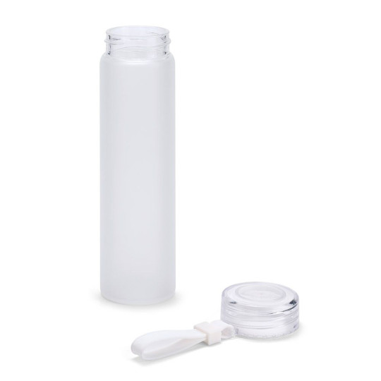 Bouteille personnalisable en verre borosilicate avec bouchon en AS de 470 mL - BCM Goodies