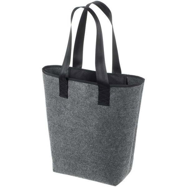 Sac shopping recyclé Halfar en feutrine polyester recyclé - Capacité 20L - Personnalisable - Idéal pour cadeaux d'entrepris