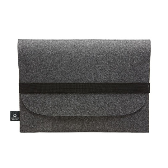 Housse tablette recyclée Halfar - Accessoire publicitaire en feutrine polyester recyclé - BCM Goodies