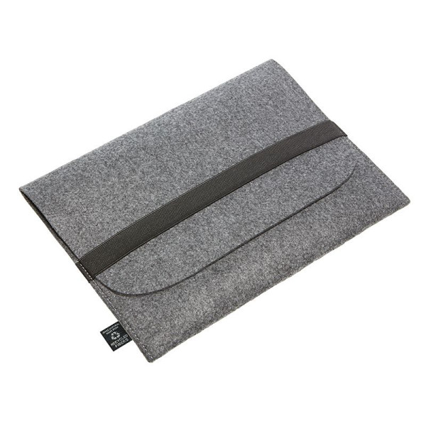 Housse tablette recyclée Halfar - Accessoire publicitaire en feutrine polyester recyclé - BCM Goodies