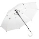 Parapluie transparent FARE en polyéthylène avec mât en acier - BCM Goodies