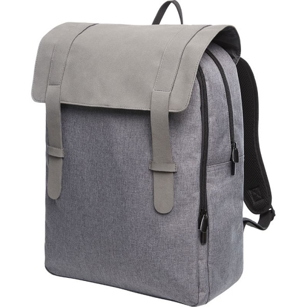 Sac à dos ordinateur personnalisable Halfar en Polyester 300d mélange &amp; velours - 41 x 32 x 15 cm - Capacité 16 L - Idéal po