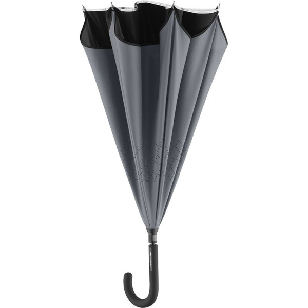 Parapluie inversé FARE personnalisable avec logo pour entreprise - Résistant aux intempéries - Idéal pour cadeaux clients et com