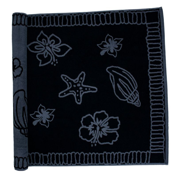 Drap de plage The One Towelling - Dimensions 90 x 190 cm - Poids 550 gr/m² - Motifs décoratifs - Couleurs lavables à 60° - Finit