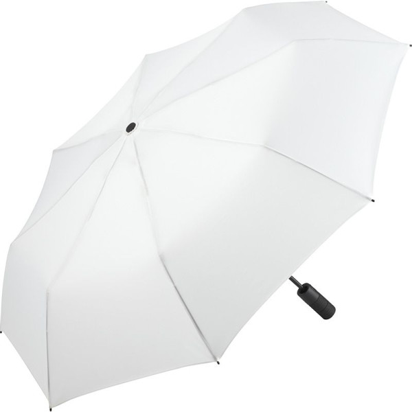 Parapluie de poche FARE en polyester pongé - Résistant au vent - Poignée en plastique ABS - Ouverture automatique - Personnalisa