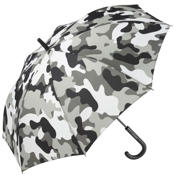 Parapluie publicitaire standard FARE en polyester pongé avec logo personnalisé - BCM Goodies